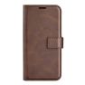 Casecentive Leren Wallet case met sluiting iPhone 15 Pro bruin sticky