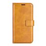 Casecentive Leren Wallet case met sluiting iPhone 15 Pro tan sticky