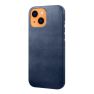 Casecentive Leren Back case iPhone 14 Pro Max blauw sticky