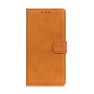 Casecentive Leren Wallet case met sluiting iPhone 13 tan sticky
