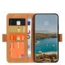 Casecentive Magnetische Leren Wallet case iPhone 12 Pro Max tan sticky