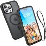 Catalyst Influence Hoesje Compatibel met MagSafe iPhone 14 Pro Max Zwart sticky