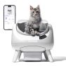 CATLINK Open X - Open Top Zelfreinigende Automatische Kattenbak Wit sticky