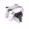 FIXED Dubbele Oplaadstandaard voor PS5 controller zwart/wit sticky