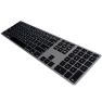 Matias Bedraad Toetsenbord US QWERTY voor MacBook space grey sticky