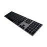 Matias Draadloos Toetsenbord US QWERTY met Backlight voor MacBook space grey sticky