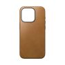 Nomad Modern Leather Case Magsafe iPhone 15 Pro Max tan sticky