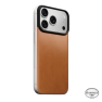 Nomad Magnetische Leren Achterkant Horween MagSafe iPhone 18 Pro Saddle sticky