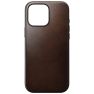 Nomad Modern Leather Case iPhone 16 Pro Max Rustic Brown Horween sticky