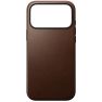 Nomad Modern Leather Case iPhone 17 Pro Max Bruin sticky