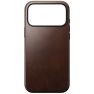 Nomad Modern Leather Case iPhone 17 Pro Max Rustic Brown Horween sticky