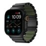 Nomad Stratos Titanium Strap Apple Watch 44mm / 45mm / 46mm / 49mm Zwart/Forest sticky
