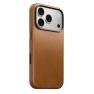 Nomad Traditional Camino Leren Hoesje iPhone 18 Pro English Tan sticky