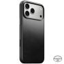 Nomad Traditional Leren Hoesje Horween iPhone 18 Pro Max Zwart sticky