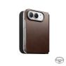 Nomad Traditional Leather Folio Horween iPhone Duo Rustic Brown sticky