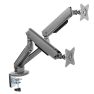 Ranqer Monitor Arm Dual RGB space gray sticky