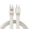 Wokyis Retro USB4 Flat Cable 1m – 80Gbps, 240W Charging, 8K Video, Thunderbolt 5/4/3 Compatible sticky
