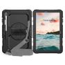 Casecentive Handstrap Pro Hardcase met handvat Galaxy Tab S7 FE 2021 zwart sticky