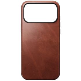 Nomad Modern Leather Case iPhone 17 Pro Max Olde Dublin Horween