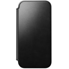 Nomad Modern Leather Folio iPhone 17 Pro Max Zwart