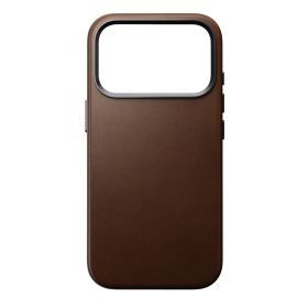 Nomad Traditional Leather Case iPhone 17 Pro Bruin
