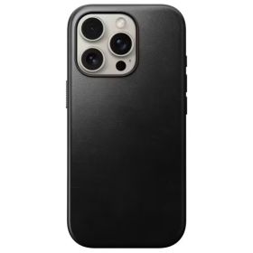 Nomad Modern Leather Case iPhone 16 Pro Black Horween