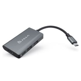 ADAM elements CASA Hub A01m USB-C 3.1 4 port grijs