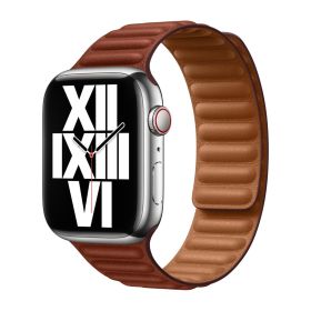 Apple Leather Link Apple Watch 38mm / 40mm / 41mm / 42mm S/M Umber