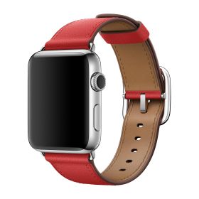 Apple Classic Buckle Apple Watch 42mm / 44mm / 45mm / 49mm Red 4th Gen
