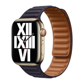 Apple Leather Link Apple Watch S/M 38mm / 40mm / 41mm Ink