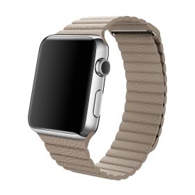 Apple Leather Loop Apple Watch Medium 42mm / 44mm / 45mm / 49mm Stone