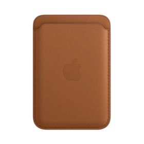 Apple Leren kaarthouder met MagSafe (1st gen) voor iPhone Saddle brown