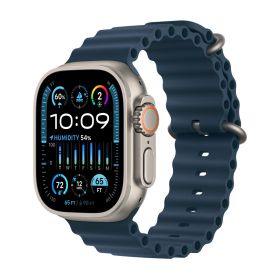 Apple Ocean Band Apple Watch 44mm / 45mm / 46mm / 49mm Blue Titanium Finish