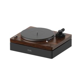 Aulo Bluetooth turntable with built-in speakers Dark Wood