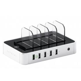 Satechi 5-Port USB Charging Station with Quick Charge wit 