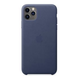 Apple leather case iPhone 11 Pro Max Midnight Blue