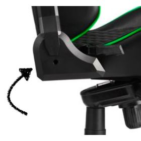 Razer TAROK Right plastic Seat Cover (included on seat)