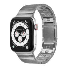 LAUT Links 2.0 Stainless Steel Apple Watch 42mm / 44mm / 45mm / 49mm Zilver