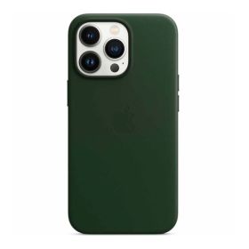 Apple Leather MagSafe Case iPhone 13 Pro Max Sequoia Green