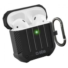 SBS Shockproof Case AirPods 1/2 zwart