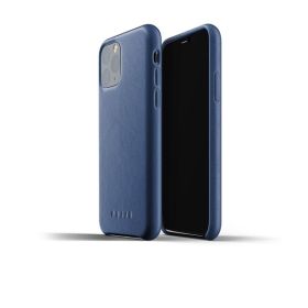 Mujjo Leather Case iPhone 11 Pro blauw