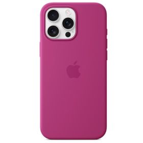 Apple Silicone MagSafe Hoesje iPhone 16 Pro Max Fuchsia