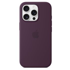 Apple Silicone MagSafe Hoesje iPhone 16 Pro Plum