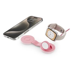 Twelve South ButterFly SE 2-in-1 Qi2 Draadloze Oplader roze