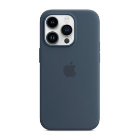 Apple Silicone MagSafe Case iPhone 14 Pro Storm Blue
