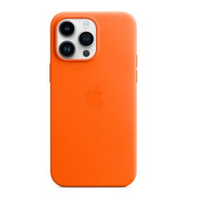 Apple Leather MagSafe Case iPhone 14 Pro Max Orange