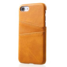 Casecentive Leren Wallet back case iPhone 7 / 8 / SE 2020 tan