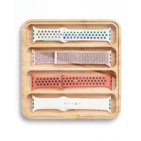 Casecentive Watch Strap Storage Box Bamboo