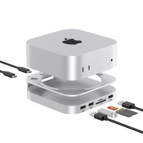 Casecentive 7-in-1 Aluminium Hub & Standaard Mac Mini M4/M4 Pro 