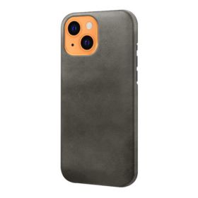 Casecentive Leren Back case iPhone 14 zwart